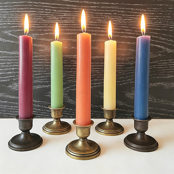 Color Household Candles