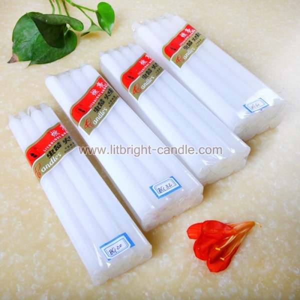 White Household Candle