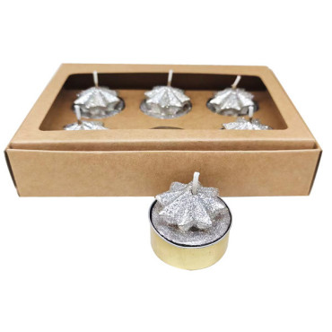 Snowflake Tealight Candle, ZX-ZSCL20CF-6H